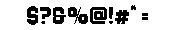 Ruby Duo Sans Bold Font OTHER CHARS