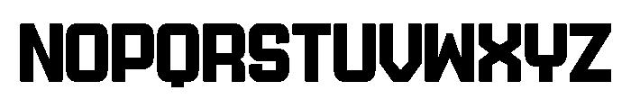 Ruby Duo Sans Bold Font UPPERCASE