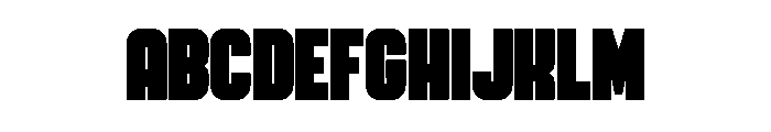 Ruby Duo Sans Condensed Black Font UPPERCASE