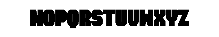 Ruby Duo Sans Condensed Black Font LOWERCASE
