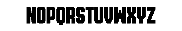 Ruby Duo Sans Condensed Bold Font UPPERCASE