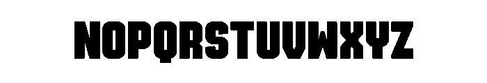 Ruby Duo Sans Condensed Bold Font LOWERCASE