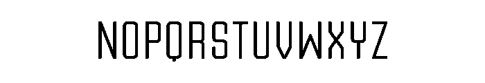 Ruby Duo Sans Condensed Light Font LOWERCASE