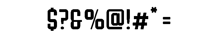 Ruby Duo Sans Condensed Medium Font OTHER CHARS