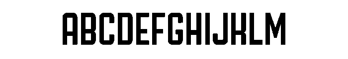 Ruby Duo Sans Condensed Medium Font UPPERCASE