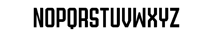 Ruby Duo Sans Condensed Medium Font UPPERCASE