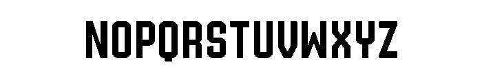 Ruby Duo Sans Condensed Medium Font LOWERCASE