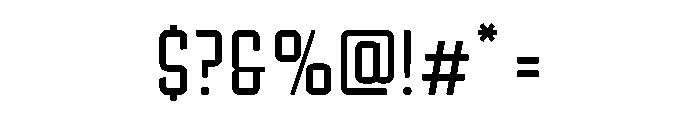 Ruby Duo Sans Condensed Regular Font OTHER CHARS