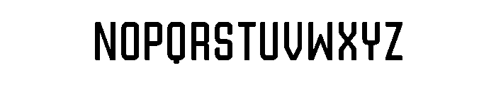Ruby Duo Sans Condensed Regular Font LOWERCASE