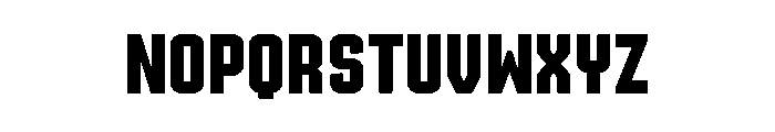 Ruby Duo Sans Condensed Semi Bold Font LOWERCASE