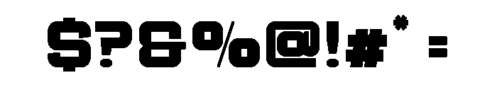 Ruby Duo Sans Expanded Black Font OTHER CHARS