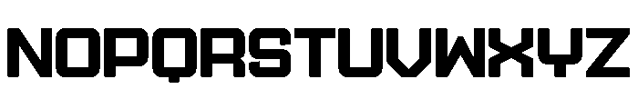 Ruby Duo Sans Expanded Bold Font UPPERCASE