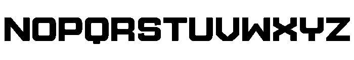 Ruby Duo Sans Expanded Bold Font LOWERCASE