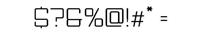 Ruby Duo Sans Expanded Light Font OTHER CHARS