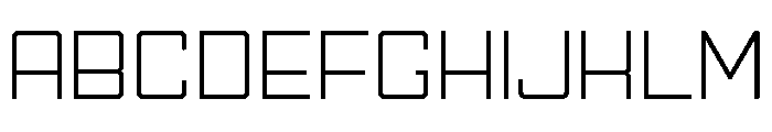 Ruby Duo Sans Expanded Light Font UPPERCASE