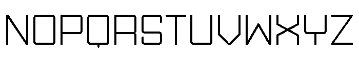 Ruby Duo Sans Expanded Light Font UPPERCASE