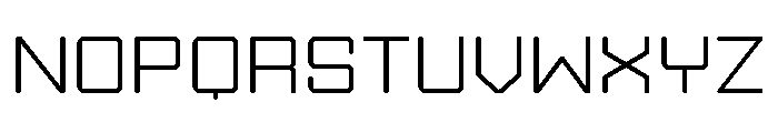 Ruby Duo Sans Expanded Light Font LOWERCASE