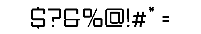 Ruby Duo Sans Expanded Regular Font OTHER CHARS