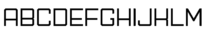 Ruby Duo Sans Expanded Regular Font UPPERCASE