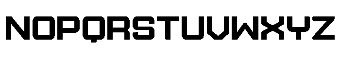 Ruby Duo Sans Expanded Semi Bold Font LOWERCASE