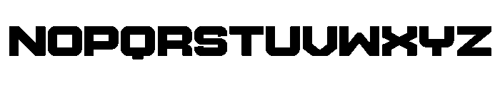 Ruby Duo Sans Extra Expanded Black Font LOWERCASE