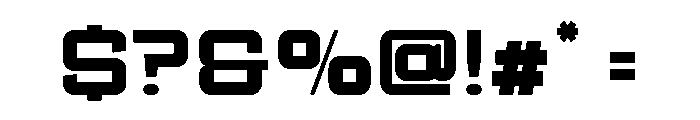 Ruby Duo Sans Extra Expanded Bold Font OTHER CHARS