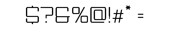 Ruby Duo Sans Extra Expanded Light Font OTHER CHARS