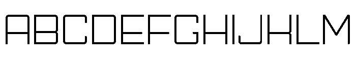 Ruby Duo Sans Extra Expanded Light Font UPPERCASE