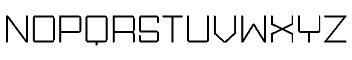 Ruby Duo Sans Extra Expanded Light Font UPPERCASE