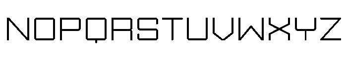 Ruby Duo Sans Extra Expanded Light Font LOWERCASE