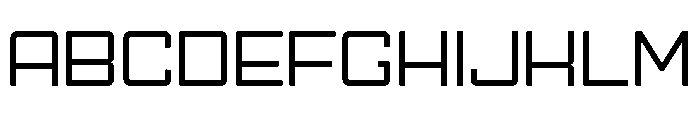 Ruby Duo Sans Extra Expanded Regular Font UPPERCASE