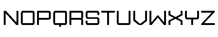 Ruby Duo Sans Extra Expanded Regular Font LOWERCASE