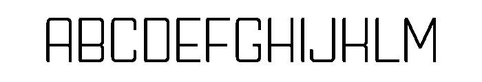 Ruby Duo Sans Light Font UPPERCASE