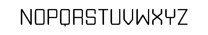 Ruby Duo Sans Light Font LOWERCASE