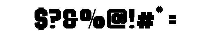 Ruby Duo Sans Semi Condensed Black Font OTHER CHARS
