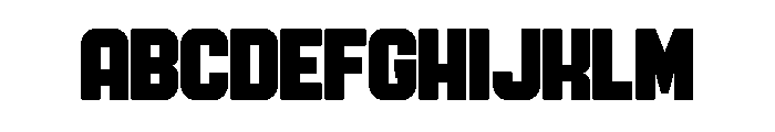 Ruby Duo Sans Semi Condensed Black Font UPPERCASE