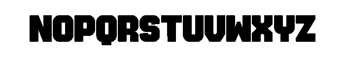 Ruby Duo Sans Semi Condensed Black Font LOWERCASE