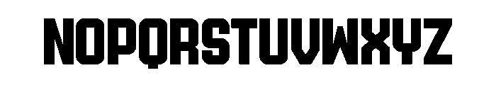 Ruby Duo Sans Semi Condensed Bold Font UPPERCASE