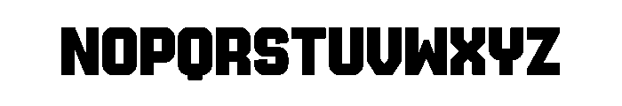 Ruby Duo Sans Semi Condensed Bold Font LOWERCASE