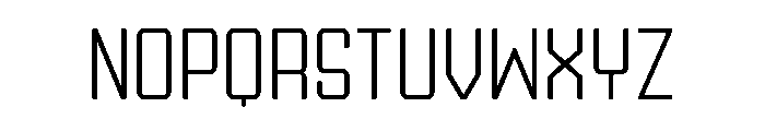 Ruby Duo Sans Semi Condensed Light Font UPPERCASE