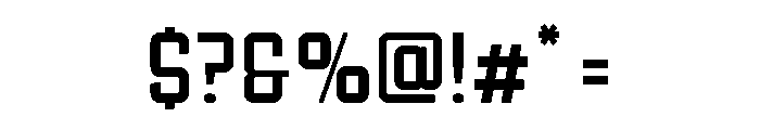 Ruby Duo Sans Semi Condensed Medium Font OTHER CHARS