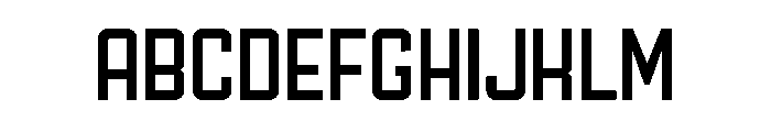 Ruby Duo Sans Semi Condensed Medium Font UPPERCASE