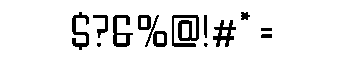 Ruby Duo Sans Semi Condensed Regular Font OTHER CHARS