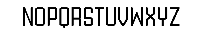 Ruby Duo Sans Semi Condensed Regular Font UPPERCASE