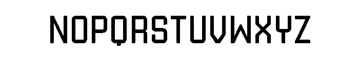 Ruby Duo Sans Semi Condensed Regular Font LOWERCASE