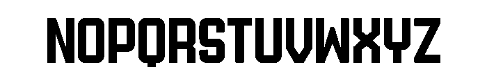 Ruby Duo Sans Semi Condensed Semi Bold Font UPPERCASE