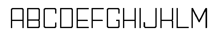 Ruby Duo Sans Semi Expanded Light Font UPPERCASE