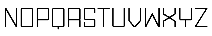 Ruby Duo Sans Semi Expanded Light Font UPPERCASE