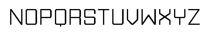 Ruby Duo Sans Semi Expanded Light Font LOWERCASE