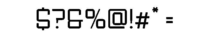 Ruby Duo Sans Semi Expanded Regular Font OTHER CHARS